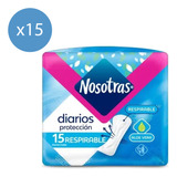 Pack Protectores Diarios Nosotras Respirable 15 U