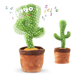 Juguete De Peluche De Cactus Bailarín Recargable Bluetooth