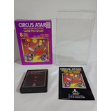Atari 2600 Circus Atari Caja , Juego, Manual Y Protector B