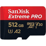 Memoria Sandisk Extreme Pro 512gb 200 Mb/s Con Adaptador Sd