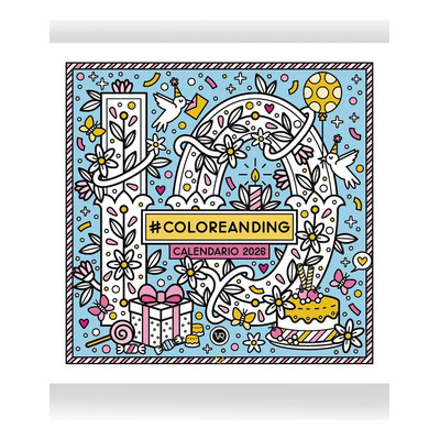 Calendario de Pared 2026 Coloreanding para Dibujos | Envío gratis