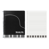 S Cuaderno Con Piano De Cola B6, 17.5x13 Cm, Pack De 2