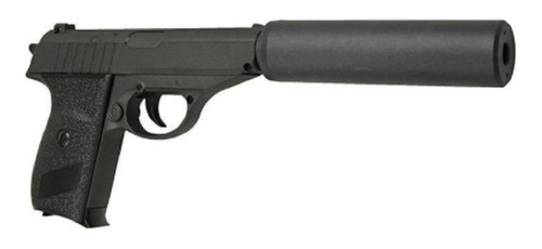 Pistola Airsoft Gun Paintball G3a Silenciador + 2000 Balines