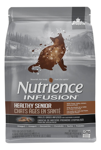 Nutrience Infusion Senior Para Gatos 5 Kg Bolsa  - Bigos