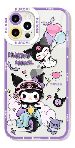 Funda Anime Sanrio Kuromi Baku Para iPhone 15 14 13 12 11