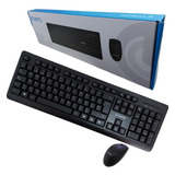 Combo Oficina Kit Mouse Y Teclado Inalambrico Pc Español Set