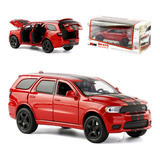 Dodge Durango Srt Miniatura Metal Autos Con Luz Y Sonido