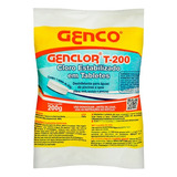 Kit C/30 Cloro Piscina Pastilha Multi Ação 3 Em 1 200g Genco