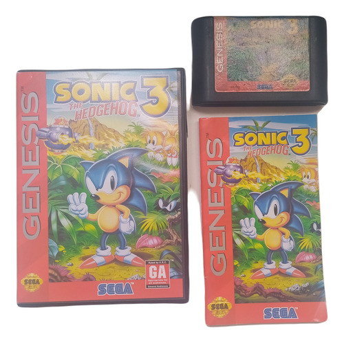 Id 11 Sonic 3 Cib Original Sega Mega Drive Genesis