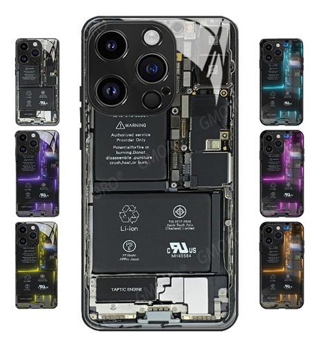 1 Funda De Teléfono De Vidrio Con Placa De Circuito, For .