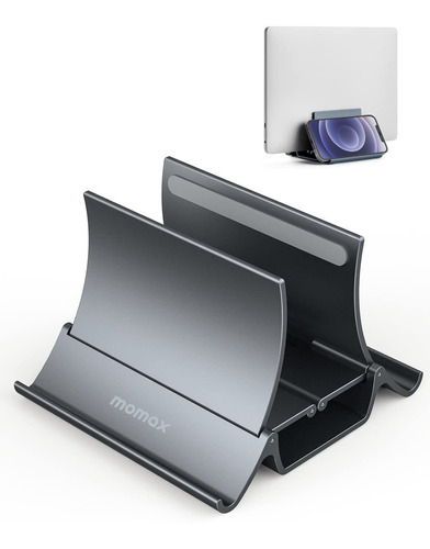 Momax Soporte Vertical Para Laptop, Base De Almacenamiento D
