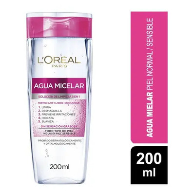 Agua Micelar Clasica Hidrata Total 5 200ml L'oréal Paris | MercadoLibre