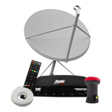 Kit 1 Receptor Digital Bs9900s Bedin - Antena 90cm Lnbf Cabo