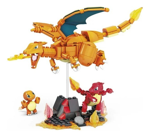 Lego Pokemon Charmander-charizard Set 300 Piezas Niños