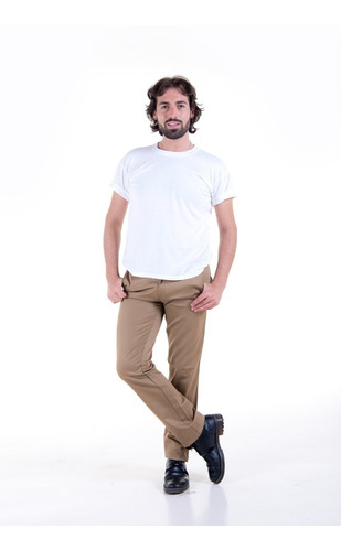 Pantalon Hombre Gabardina Liviana Verano Colores Polo Club