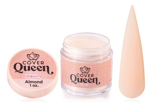 Acrilico Cover Queen Almond Para Uñas 1oz Marca Wapizima