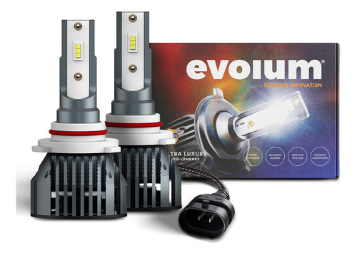 Focos Led Evolum Ultraluxury H1/h3/h7/h11/9006/9005/5202/880