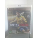 Pes 16 Jogo Original Playstation 3 Mídia Física