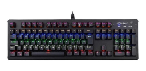 Teclado Gamer Fortrek K5 Qwerty Outemu Blue Português Brasil