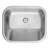 Bacha Lavadero Tramontina Sobre Mesada 50x40x23 Acero Inox