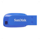 Unidad Flash Sandisk Cruzer Blade 32gb 2.0 Azul-eléctrica Color Azul