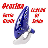 Ocarina De Ceramica De La Leyenda De Zelda Ocarina Del Tiemp