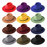 Conjunto De 12 Sombreros De Ala Ancha Para Mujer: Ajustables