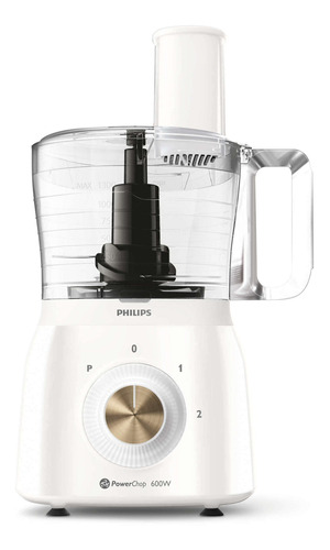 Procesadora Philips Viva Collection Hr7615 600w Blanca 1,25l