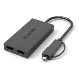 Adaptador Multi Telas Macbook M1 Notebook Usb C 3.0 Hdmi 4k