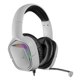 Auriculares Gamer Galax Hgs045csrgbw0 Hgs045csrgbw0 Blanco Con Luz  Rgb Led