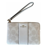 Muñequera / Wristlet Coach Blanca