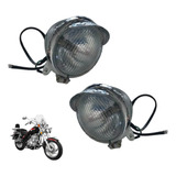 Faros Auxiliares Tipo Chopper Blanco Treck Droper 150cc, Jgo