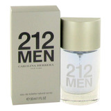 Mini Edt 1 Onza 212 Por Carolina Herrera Para Hombre