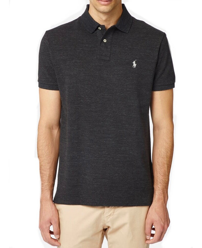 Playera Polo Ralph Lauren Hombre Gris Oscuro