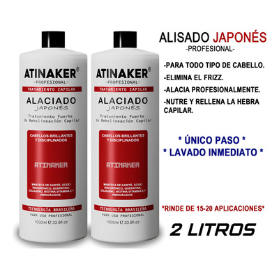 Atinaker Keratina Japonesa Profesional Lacio Y Brillante | Meses sin interés