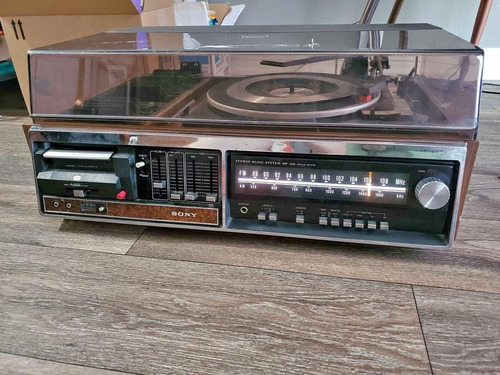 Stereo Sony Con Tocadiscos Y Casstte Impecable  Video En You