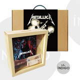 Alcancia Mdf Metallica+ Empaque Personalizado Artesanal