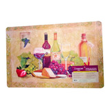 Remate Tapete Decorativo Cocina Vinos 69x46cm Antiderrapante