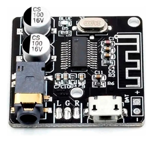 Mini Modulo Placa Receptor Bluetooth 5.0 Áudio Mp3 Aux