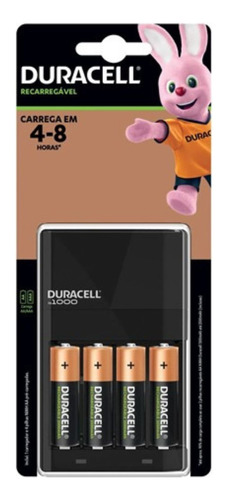 Carregador Pilha Aa/aaa Duracell C/4aa