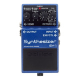 Pedal Efeito Sintetizador Boss Sy-1 Synthesizer Guitarra +nf