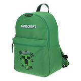 Mochila Escolar Chenson Minecraft Original Backpack Primaria Secundaria Prepa, Niños, Videojuegos Xbox Nintendo Mundo Infinito