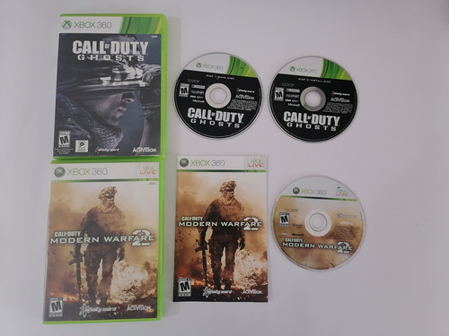 Combo Call Of Duty Modern Warfare 2 + Ghosts Xbox 360