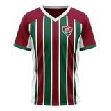 Camiseta Braziline Fluminense Essay - Verde/vinho/branco