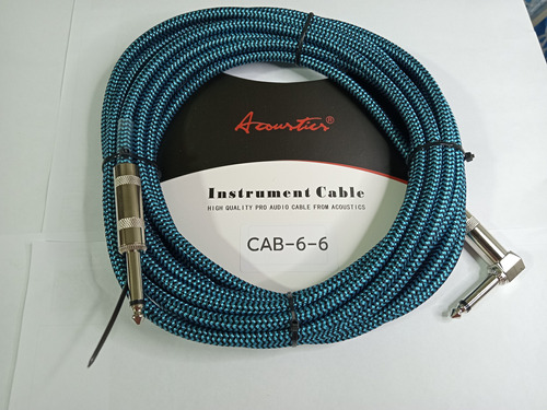 Cable De Guitarra Plug Plug L 6 Metros