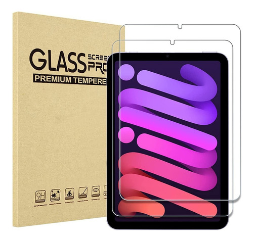 2x Mica Protector Pantalla Para iPad Mini 6 8.3 2021 Cristal