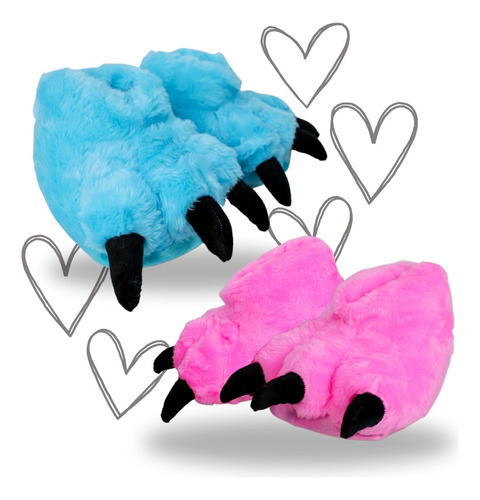 Pantufa Garra 3d Kit Casal Sullivan Monstros Sa Original 