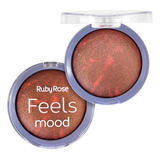 Baked Blush Iluminador Marble Feels Mood Ruby Rose 14g