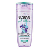  Shampoo Hidra Purificante Pure Hialurônico 400ml Elseve L'oréal Paris