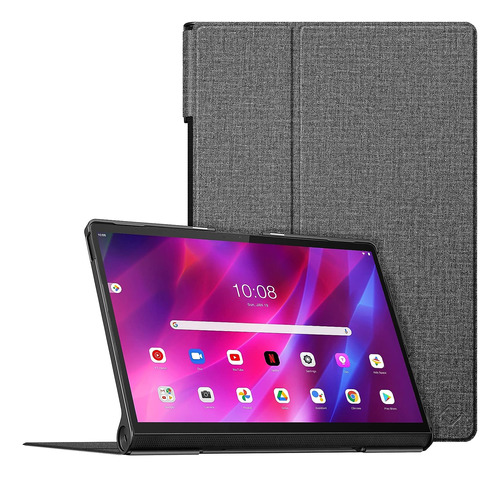 Funda Para Lenovo Yoga Tab 13 (2021), Plegable/gris